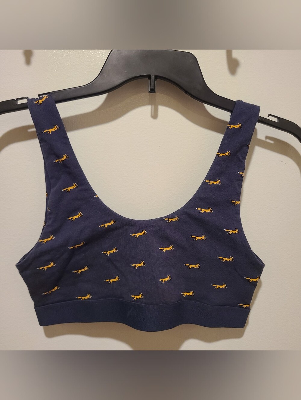 Navy Blue Fox Bralette Medium
